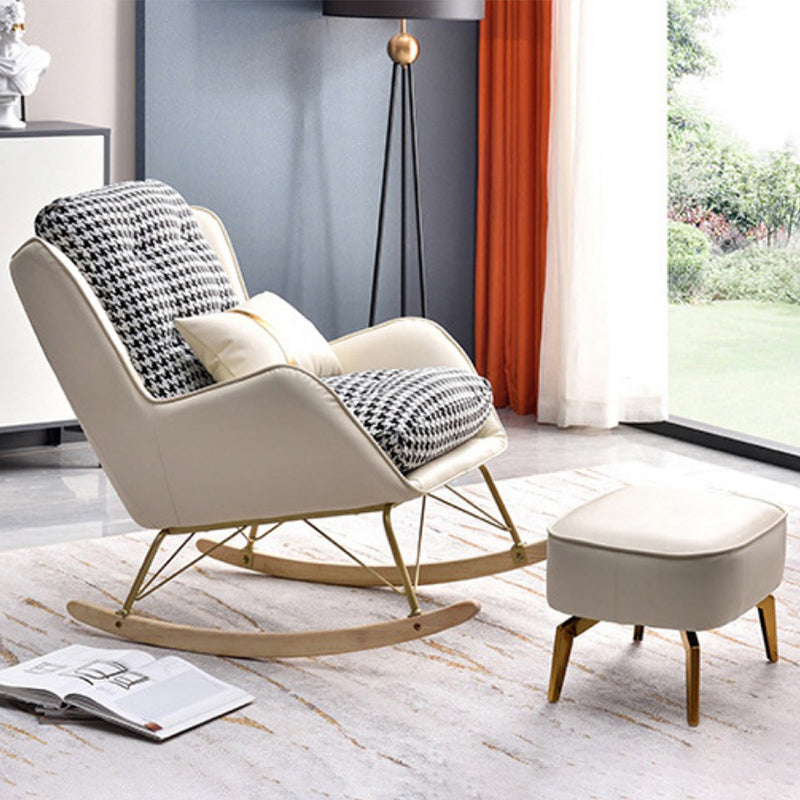 Nordic Simple Style Single Rocking Chair Leisure Home Lazy Chair