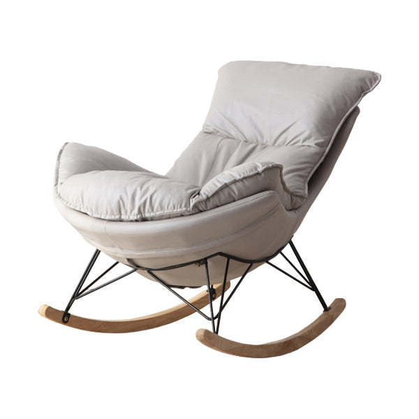 Home Nursery Rocking Chair Modern Simple Style Sofa Rocking Chair