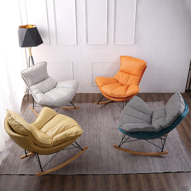 Home Nursery Rocking Chair Modern Simple Style Sofa Rocking Chair