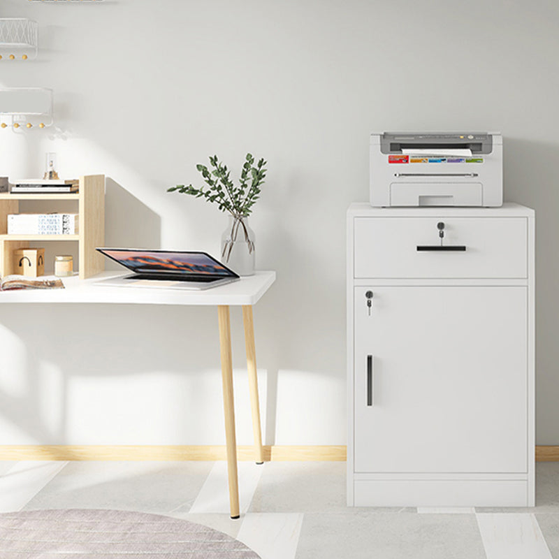 Locking File Cabinet Wood Modern Vertical File Cabinet with Drawers