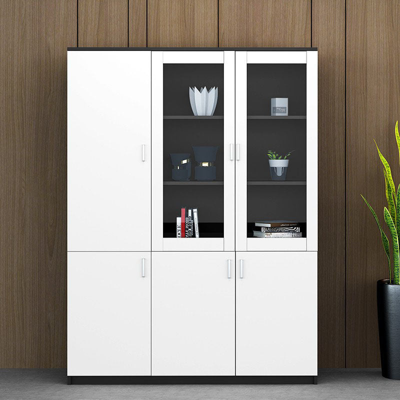 Industrial Cabinet Wood Adjustable Storage Shelves Filing Cabinet