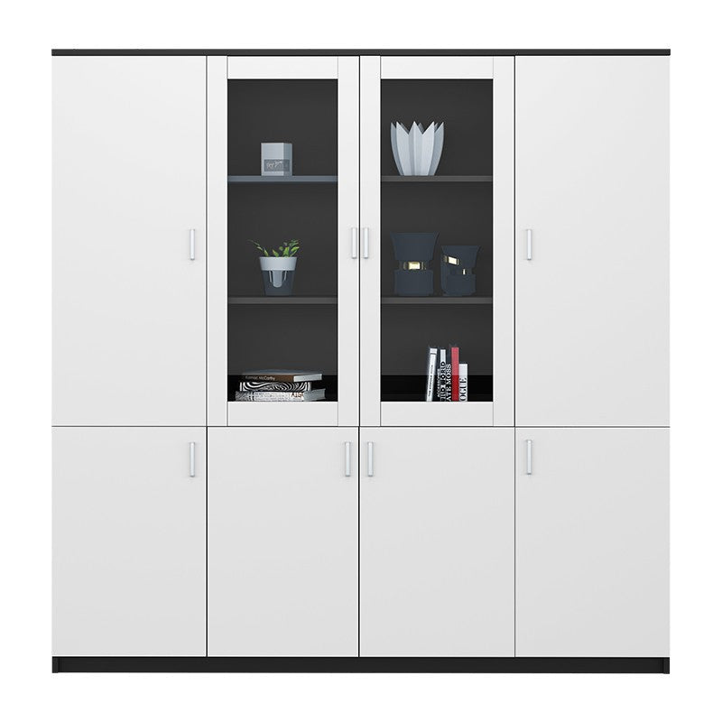 Industrial Cabinet Wood Adjustable Storage Shelves Filing Cabinet