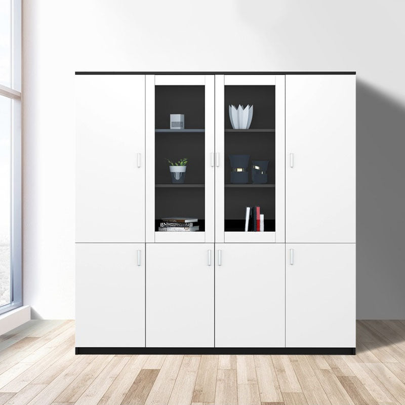 Industrial Cabinet Wood Adjustable Storage Shelves Filing Cabinet