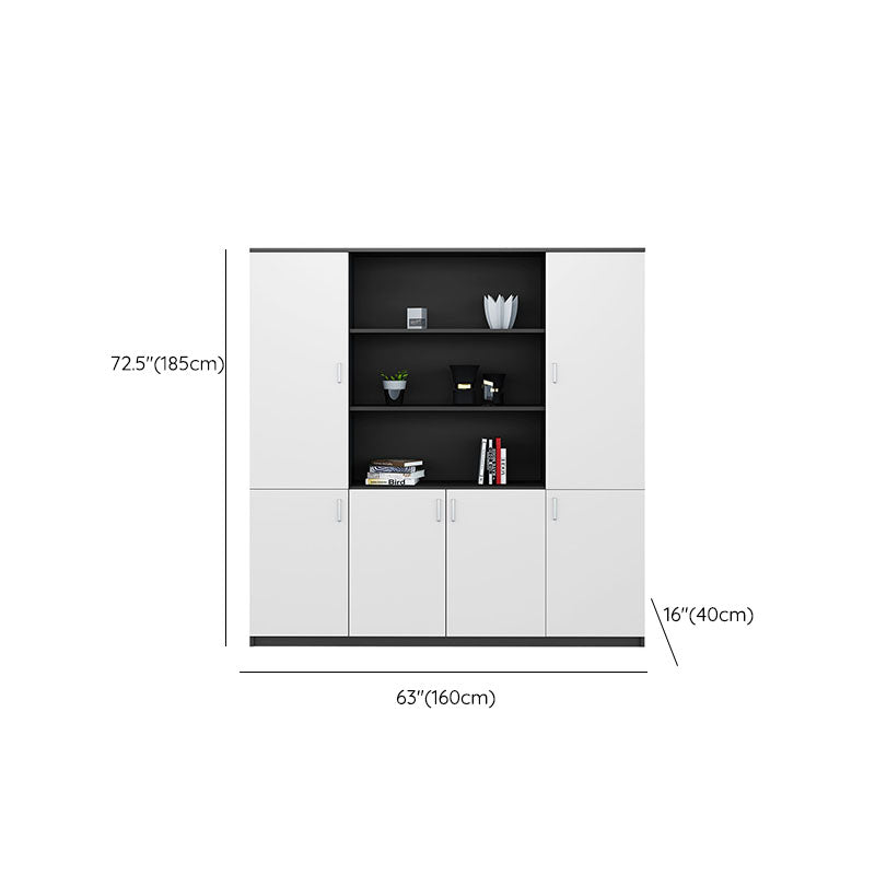 Industrial Cabinet Wood Adjustable Storage Shelves Filing Cabinet