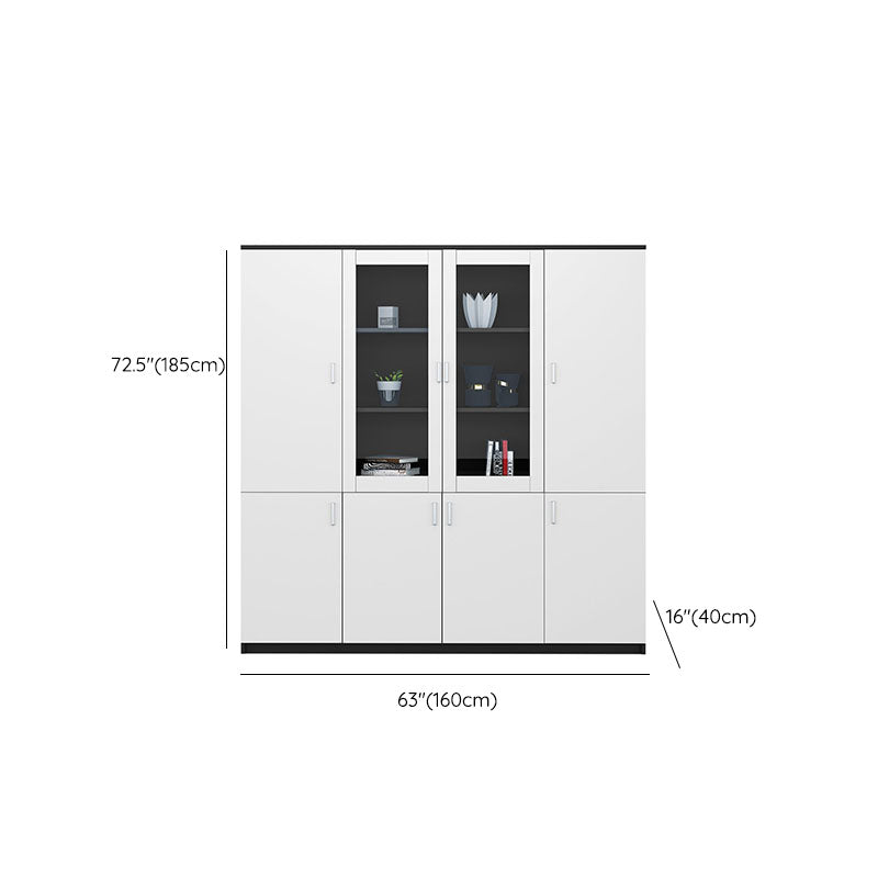 Industrial Cabinet Wood Adjustable Storage Shelves Filing Cabinet