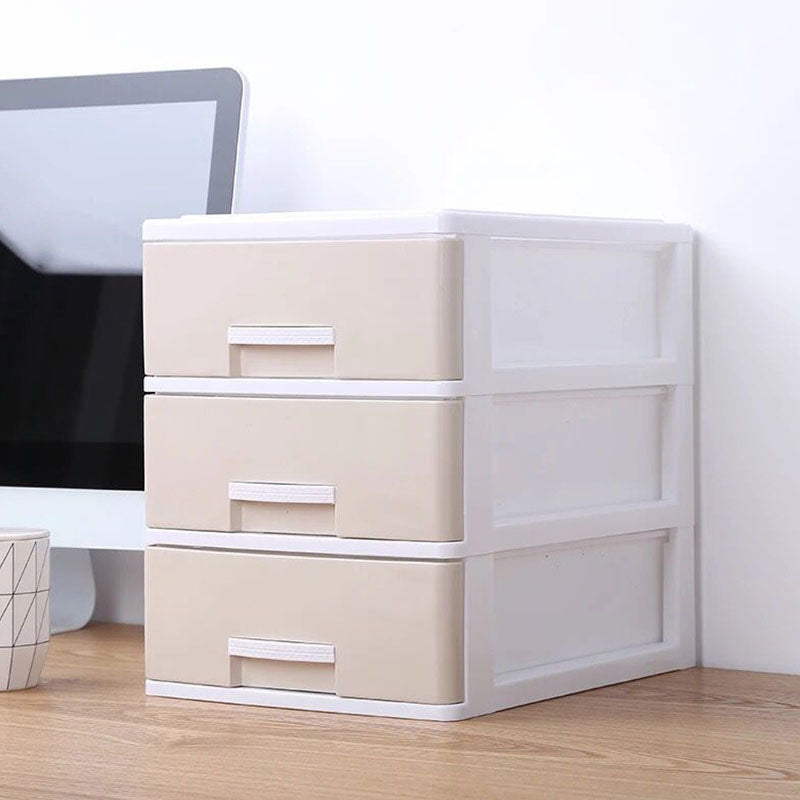 Plastic File Cabinet Vertical File Cabinet with Drawers for Home Office