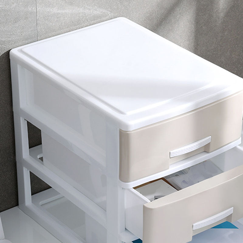 Plastic File Cabinet Vertical File Cabinet with Drawers for Home Office