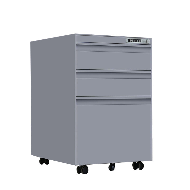 Contemporary File Cabinets Steel Frame File Pedestal with Lock Office