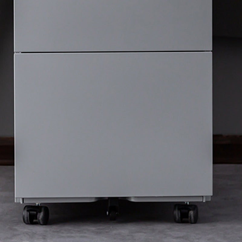 Modern Metal Cabinet Locking Drawers File Cabinet with Castors