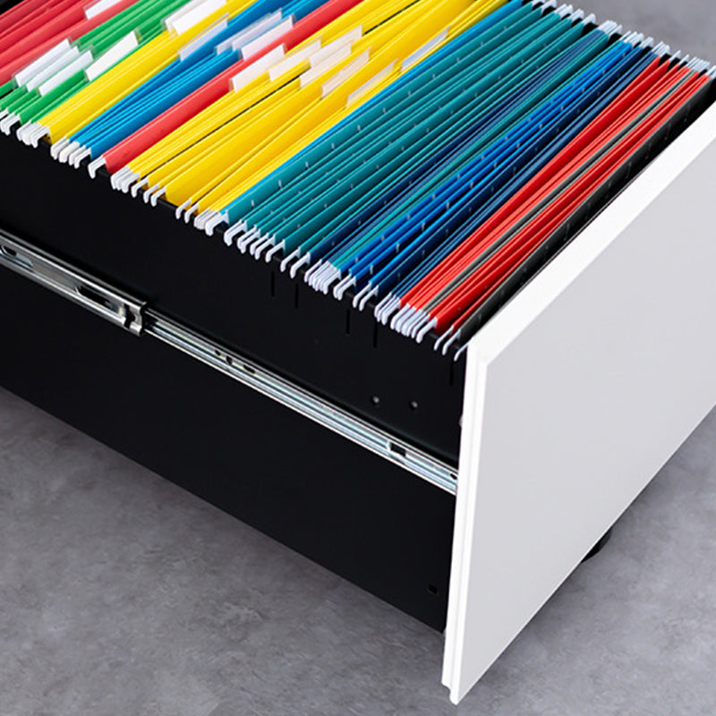 Modern Metal Cabinet Locking Drawers File Cabinet with Castors