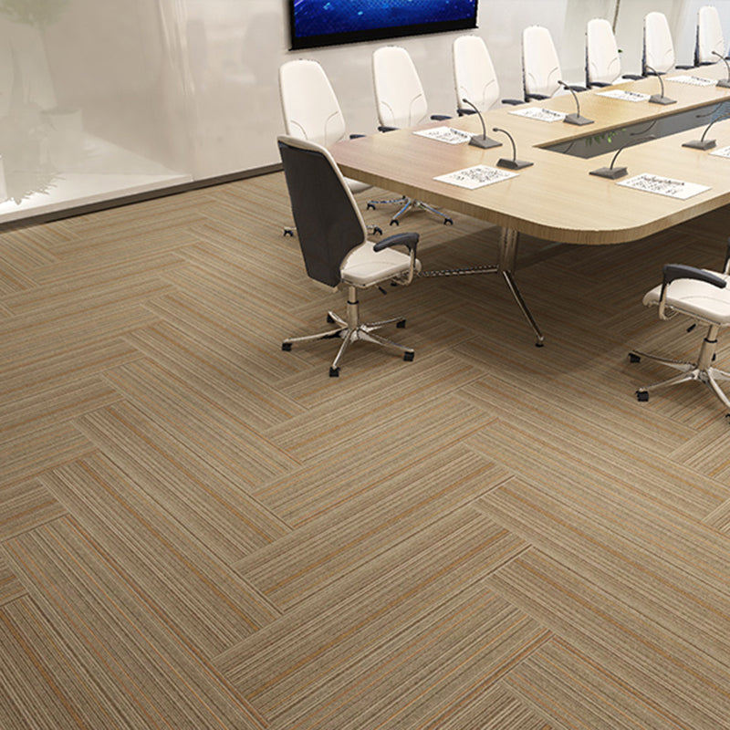 Carpet Tile Non-Skid Fade Resistant Gradient Loose Lay Carpet Tiles Living Room