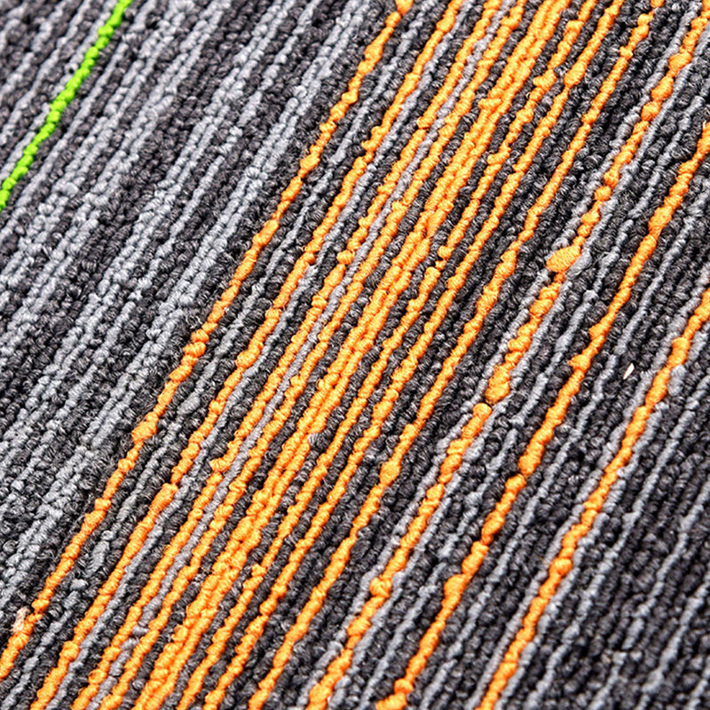 Carpet Tile Non-Skid Fade Resistant Gradient Loose Lay Carpet Tiles Living Room