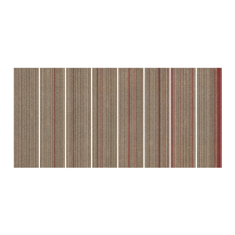 Carpet Tile Non-Skid Fade Resistant Gradient Loose Lay Carpet Tiles Living Room