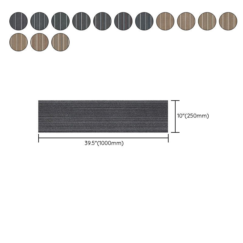 Carpet Tile Non-Skid Fade Resistant Gradient Loose Lay Carpet Tiles Living Room