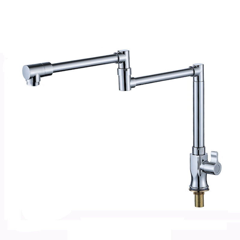 Modern Faucet 1-Handle 1-Hole Brass Single Level Low Profile Pot Filler Kitchen Faucet