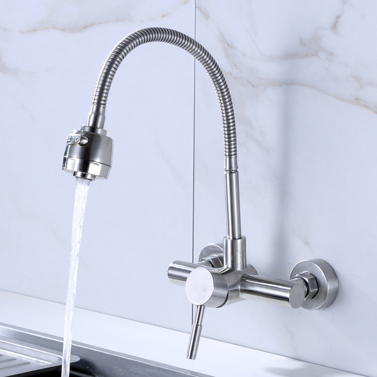 Modern Faucet 1-Handle 2-Hole Single Level Low Profile Pot Filler Faucet