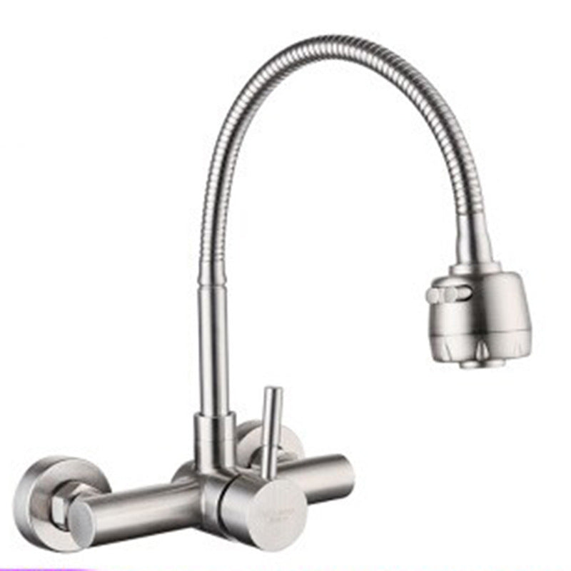 Modern Faucet 1-Handle 2-Hole Single Level Low Profile Pot Filler Faucet
