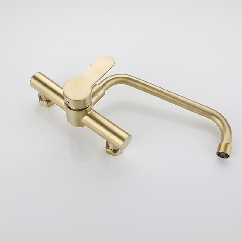 Modern Faucet 1-Handle 2-Hole Single Level Low Profile Pot Filler Faucet