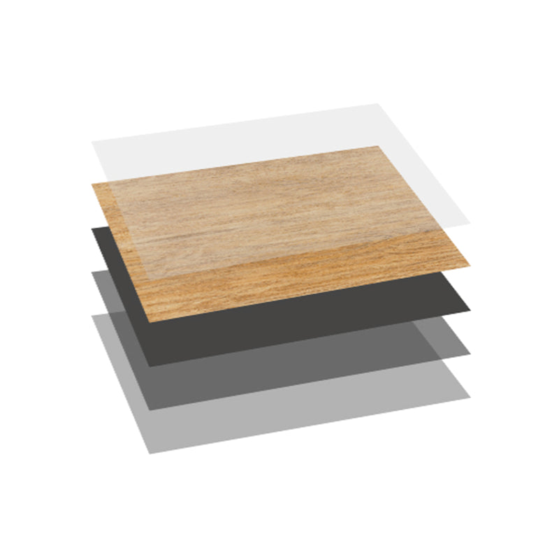 Modern Vinyl Floor Planks Peel and Stick Wood Look Vinyl Plank for Living Spaces