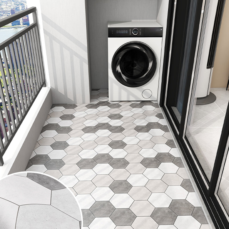 Modern Vinyl Flooring Self Adhesive Geometric Printed Vinyl Plank Flooring