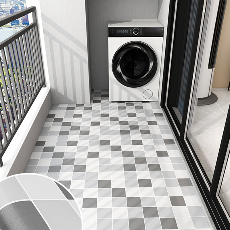 Modern Vinyl Flooring Self Adhesive Geometric Printed Vinyl Plank Flooring