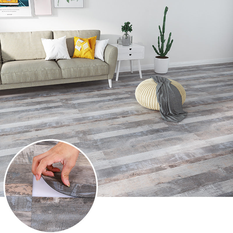 Modern PVC Flooring Peel and Stick Wood Look Embossed Vinyl Floor Planks