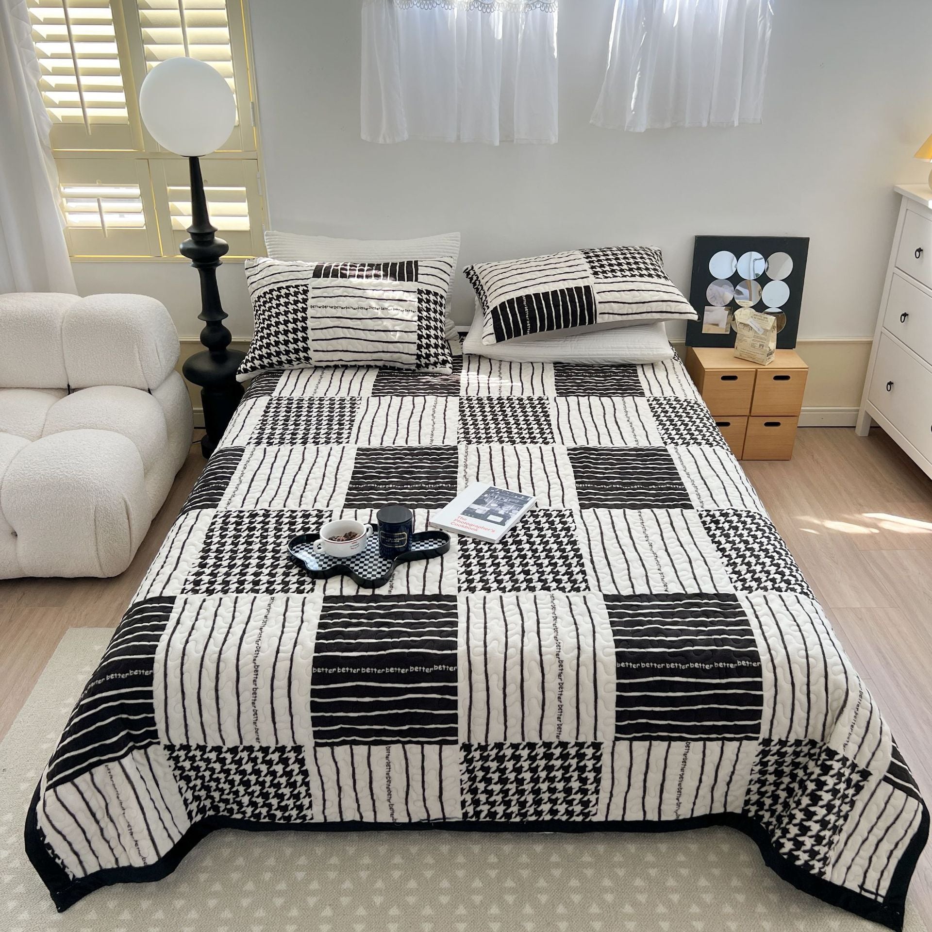 Flannel Bed Sheet Printing Soft Breathable 1-Piece Bed Sheet