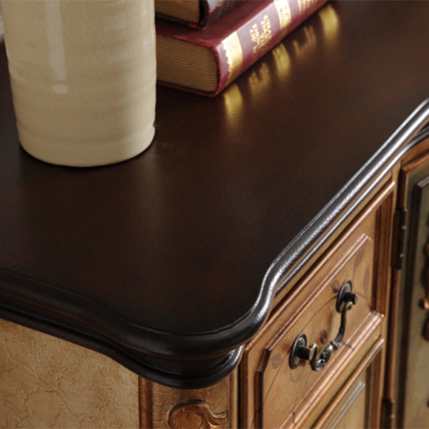 French Country Wooden Console Table Rectangle Console Sofa Table for Hall