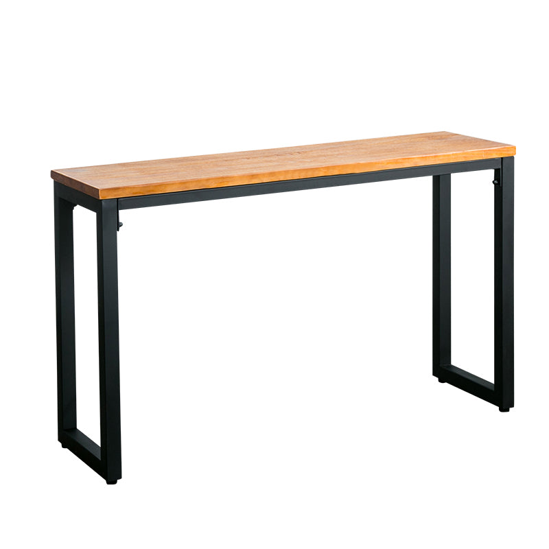 Mid-Century Modern Wood Accent Table Rectangle Console Sofa Table for Hall
