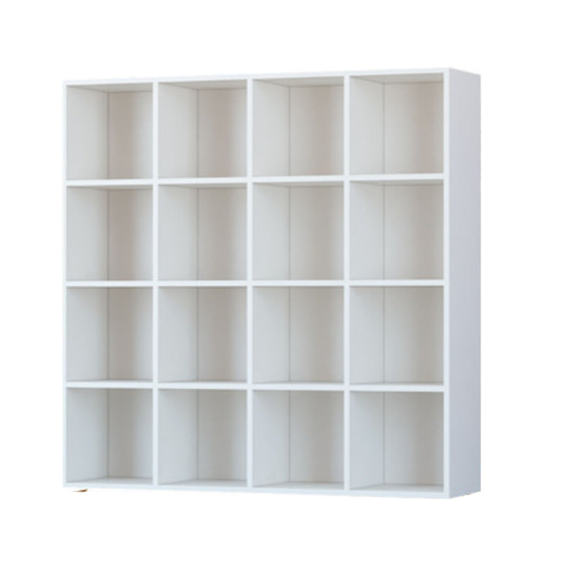 Closed Back Standard Bookcase Contemporary Engineered Wood Bookshelf