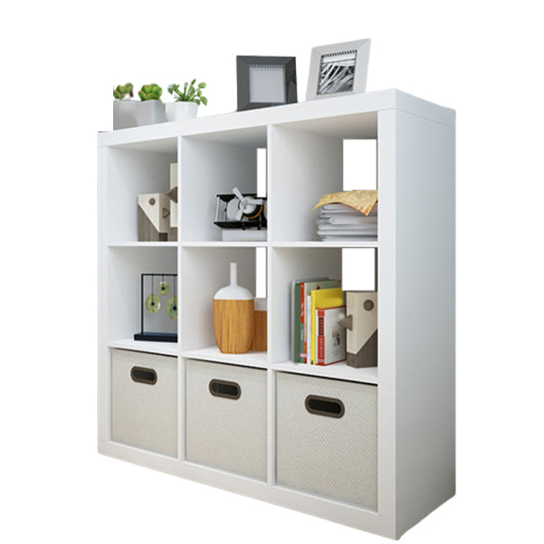Contemporary Standard Bookshelf Engineered Wood Open Back Bookcase (Drawers not Included)