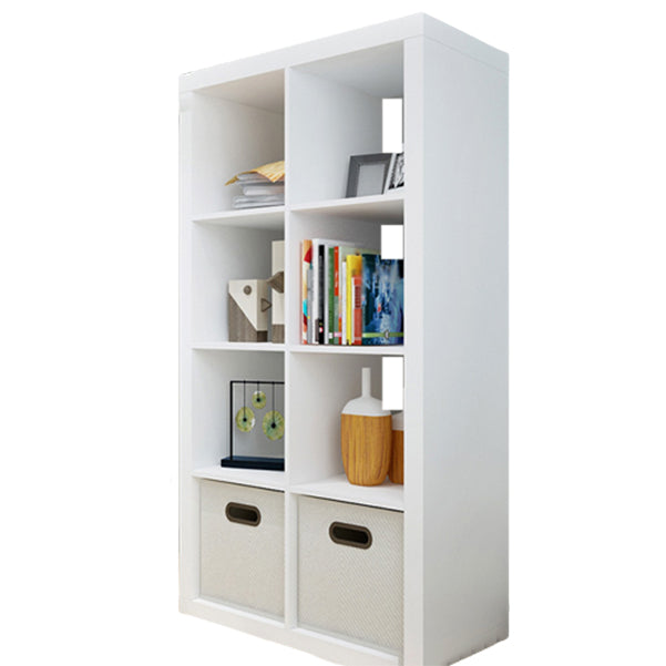 Contemporary Standard Bookshelf Engineered Wood Open Back Bookcase (Drawers not Included)