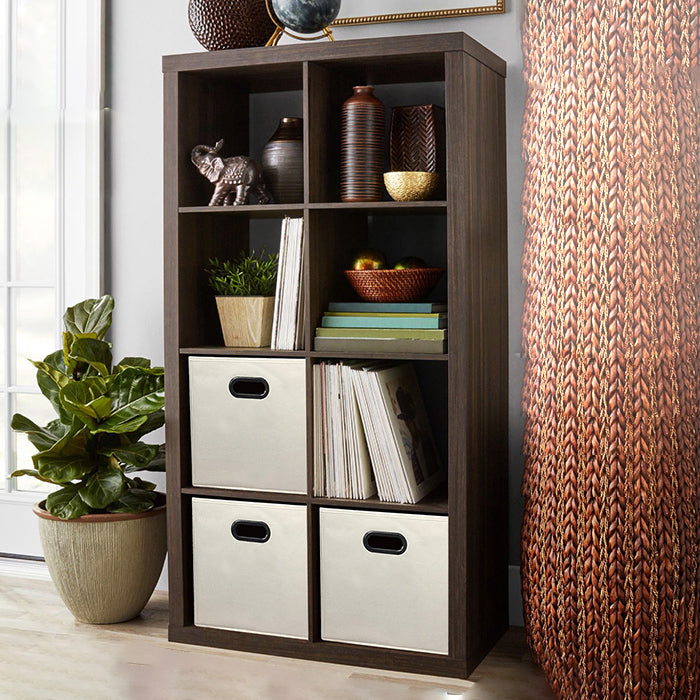 Contemporary Standard Bookshelf Engineered Wood Open Back Bookcase (Drawers not Included)