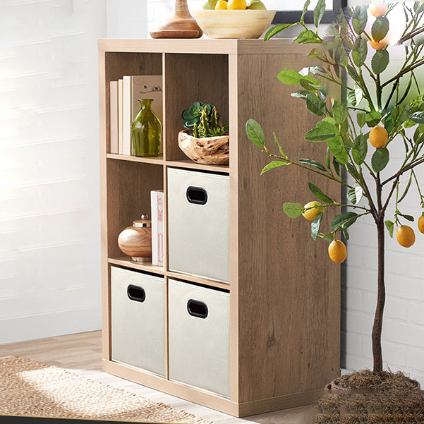 Contemporary Standard Bookshelf Engineered Wood Open Back Bookcase (Drawers not Included)