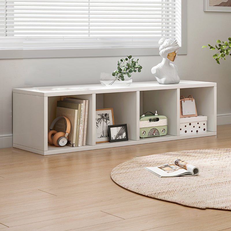 Contemporary Standard Bookshelf Engineered Wood Closed Back Bookcase