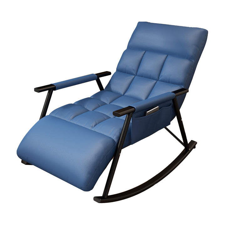 Single Style Rocking Chair Iron Base Lazy Sofa Chair for Living Room
