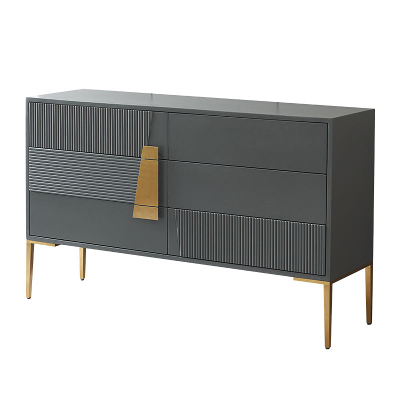 Ultra-Modern Double Dresser Wood Storage Chest Dresser for Bedroom