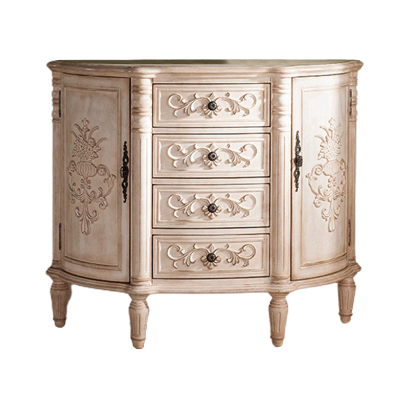 Solid Wood Storage Chest Dresser Traditional Storage Chest with 3/4/5 Drawers