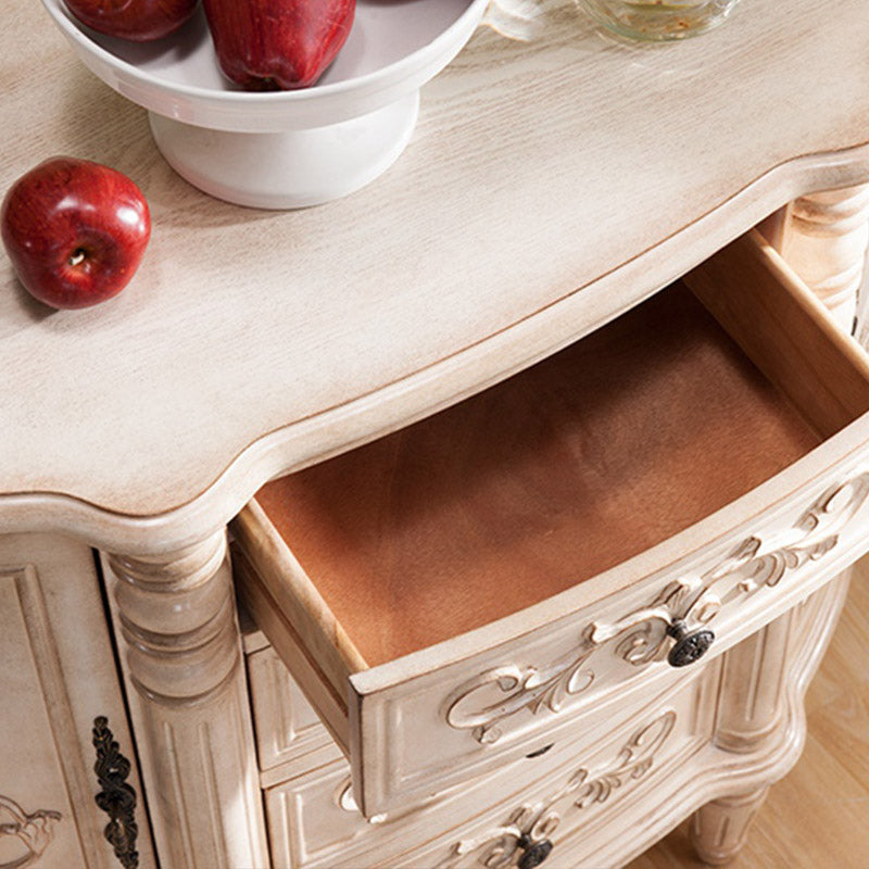 Solid Wood Storage Chest Dresser Traditional Storage Chest with 3/4/5 Drawers