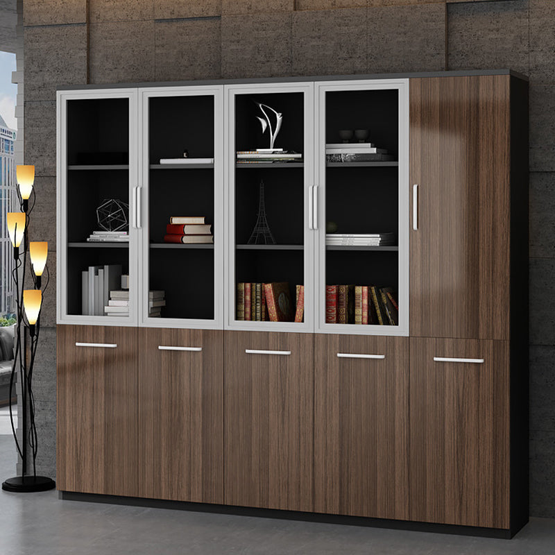 Traditional File Cabinet Wooden Vertical Filing Cabinet with Shelves