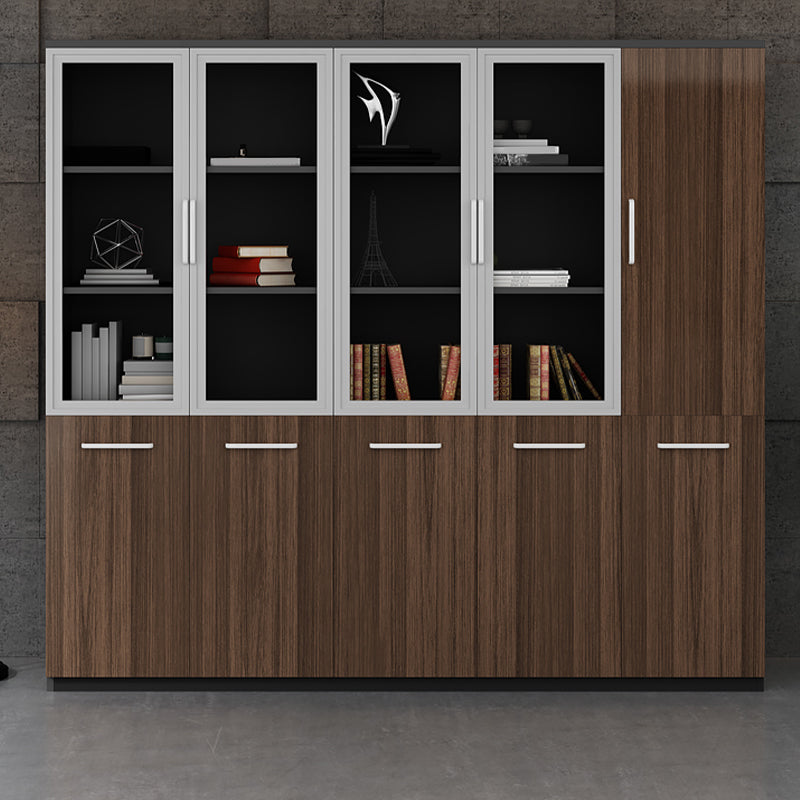 Traditional File Cabinet Wooden Vertical Filing Cabinet with Shelves