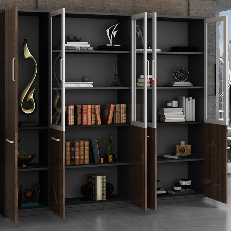 Traditional File Cabinet Wooden Vertical Filing Cabinet with Shelves