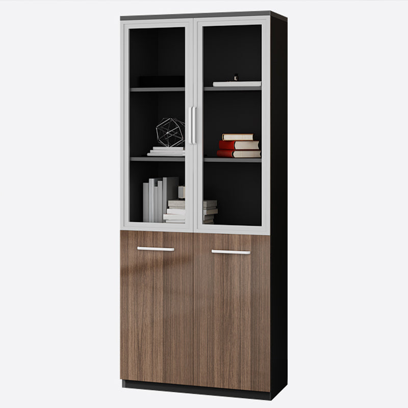 Traditional File Cabinet Wooden Vertical Filing Cabinet with Shelves