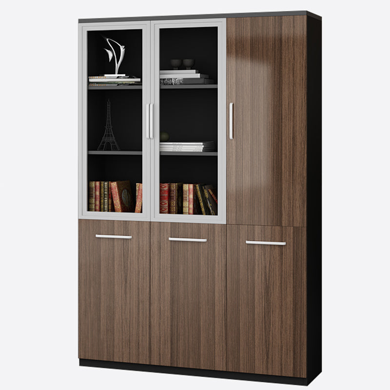 Traditional File Cabinet Wooden Vertical Filing Cabinet with Shelves