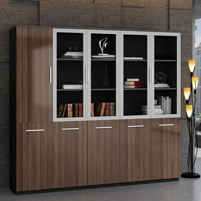 Traditional File Cabinet Wooden Vertical Filing Cabinet with Shelves