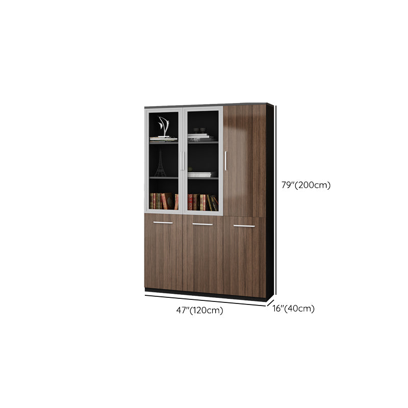 Traditional File Cabinet Wooden Vertical Filing Cabinet with Shelves