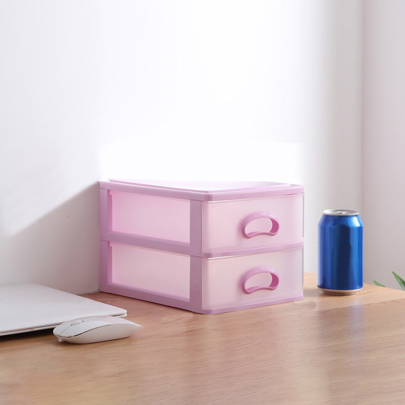 Drawers Filing Cabinet Contrast Color Plastic Vertical Filing Cabinet