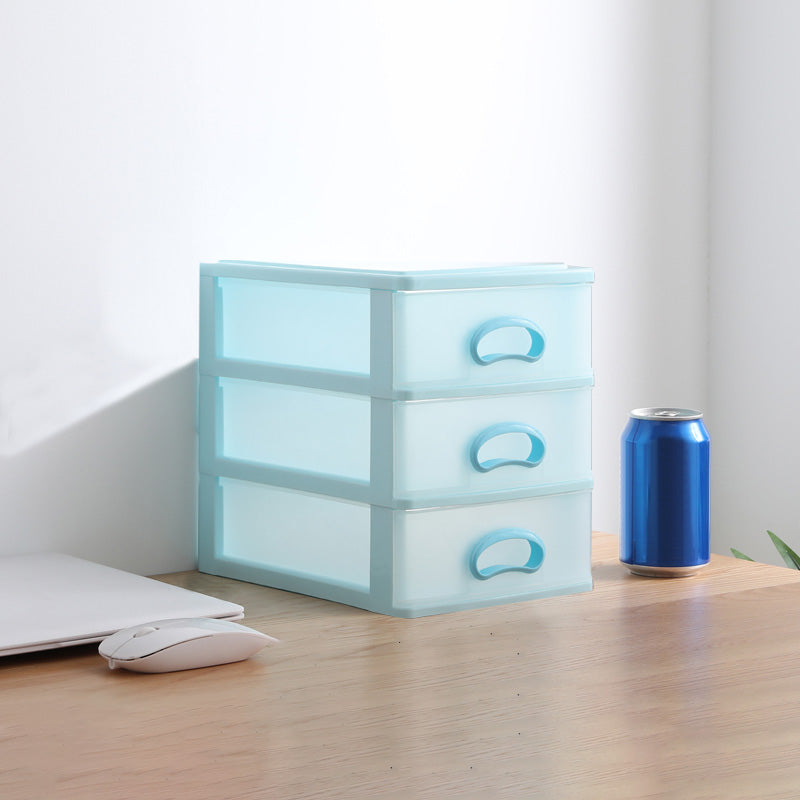 Drawers Filing Cabinet Contrast Color Plastic Vertical Filing Cabinet