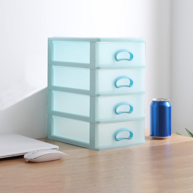 Drawers Filing Cabinet Contrast Color Plastic Vertical Filing Cabinet