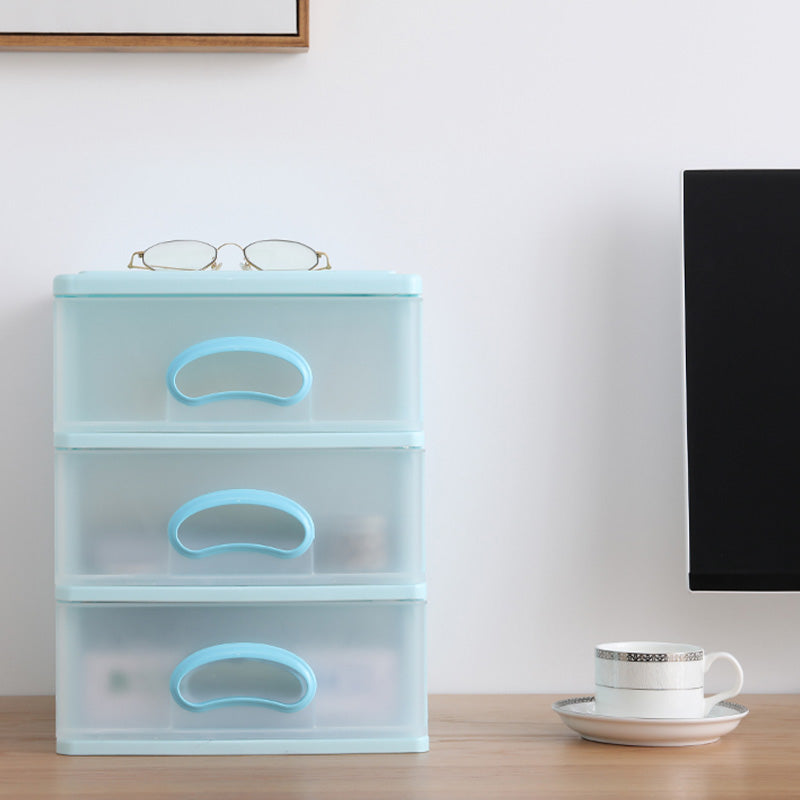 Drawers Filing Cabinet Contrast Color Plastic Vertical Filing Cabinet